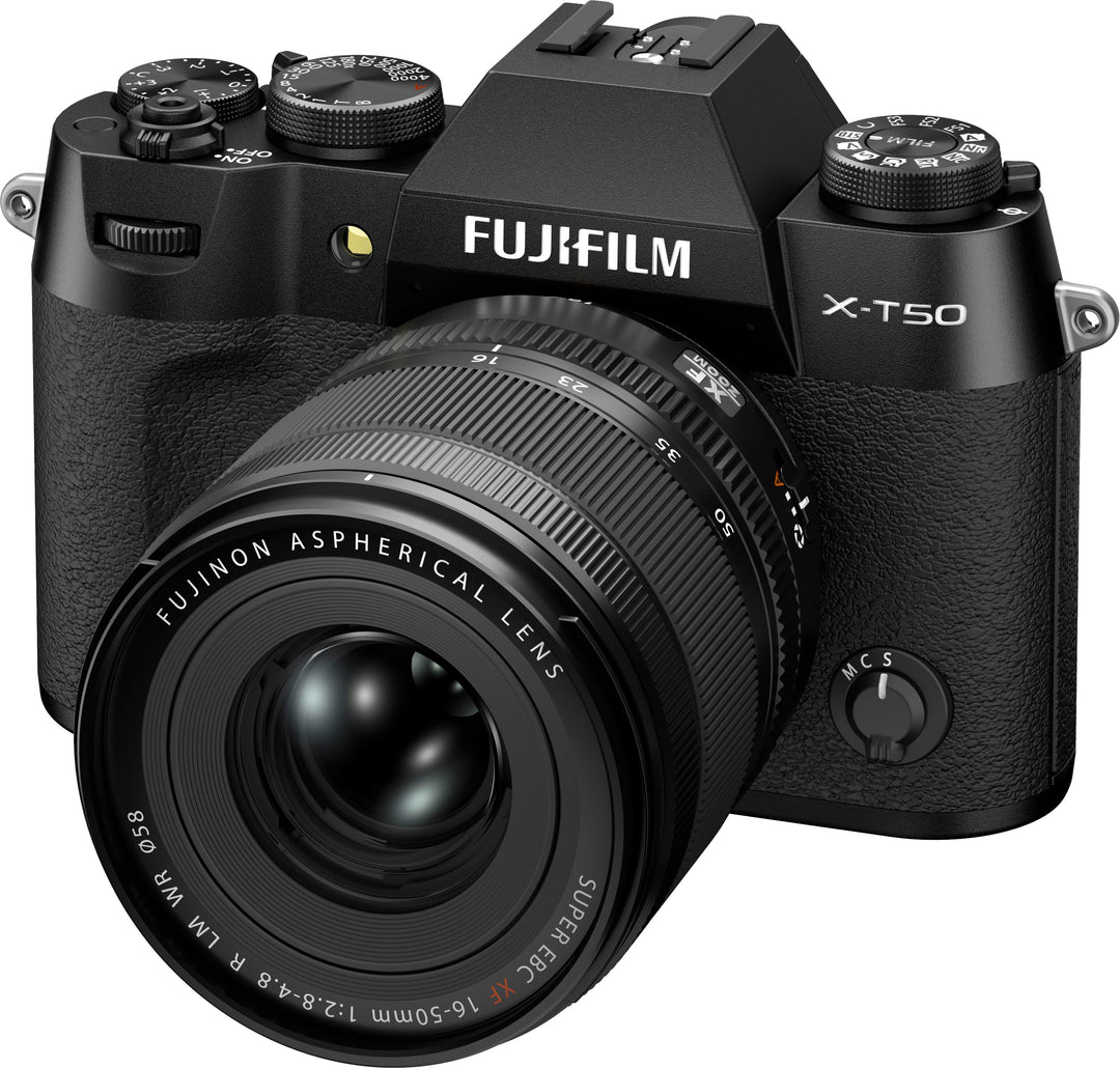 Fujifilm - X-T50 Body, Black with XF16-50MMF2.8-4.8 R LM WR Lens Kit - Black_15