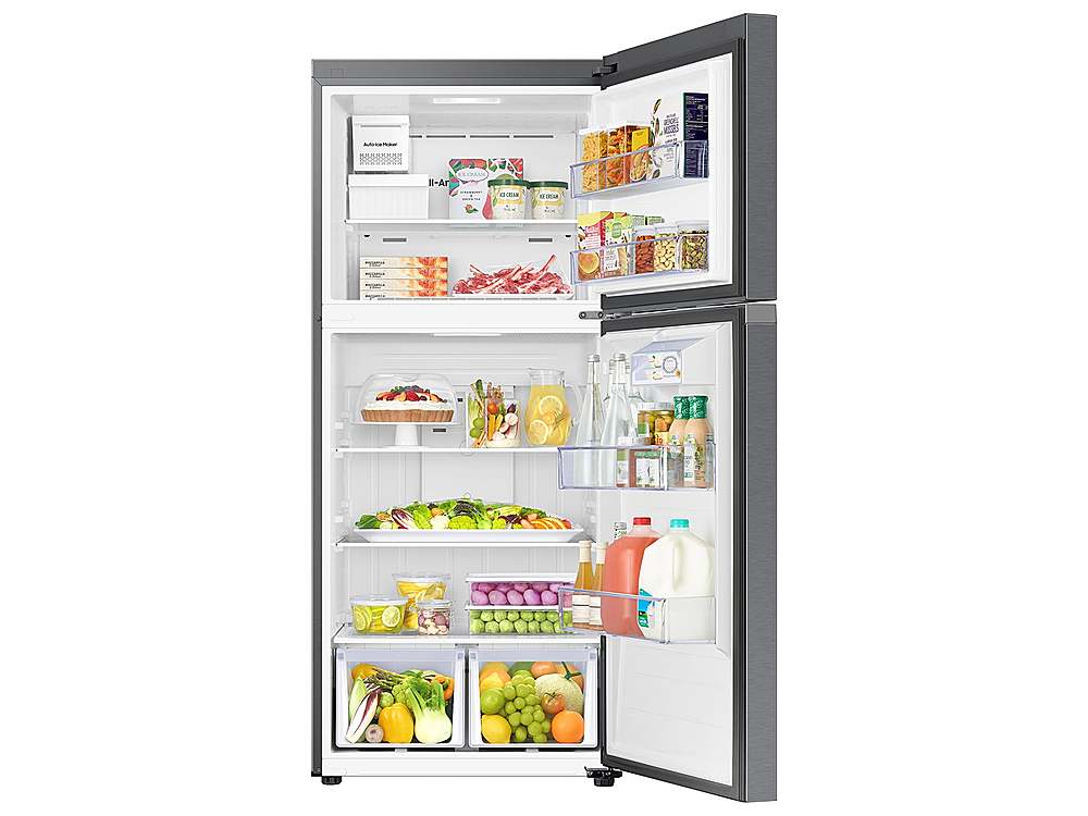 Samsung - 18 Cu. Ft. Top Freezer Smart Refrigerator with All-Around Cooling - Stainless Steel_4