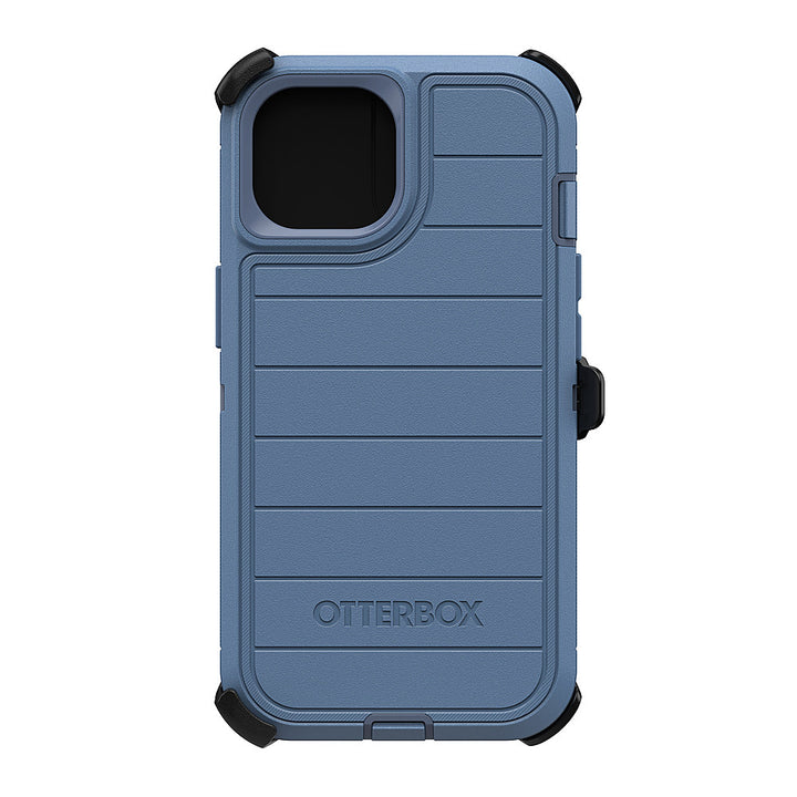 OtterBox - Defender Pro Case for Apple iPhone 15 / iPhone 14 / iPhone 13 - Baby Blue Jeans_2