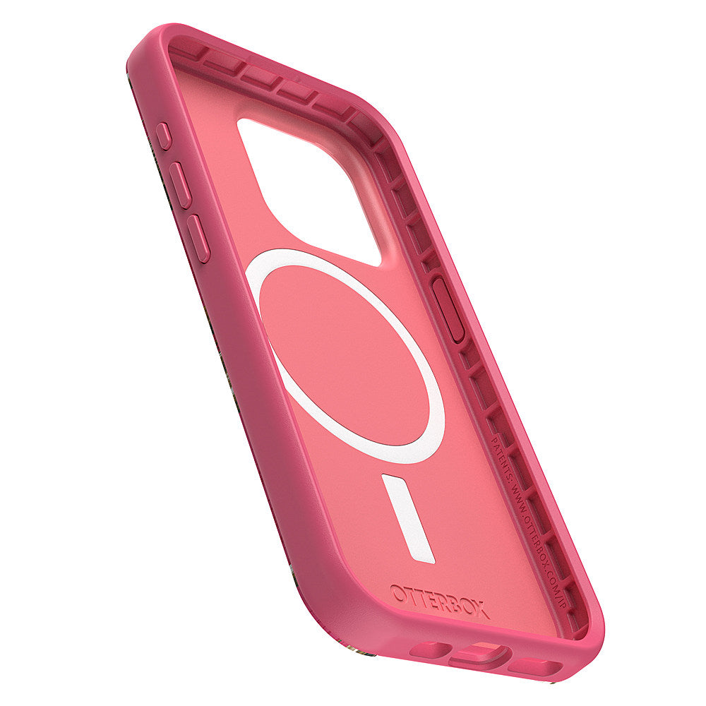 OtterBox - Symmetry for MagSafe Case for Apple iPhone 15 Pro - Realtree Flamingo Pink (Camo Graphic)_1