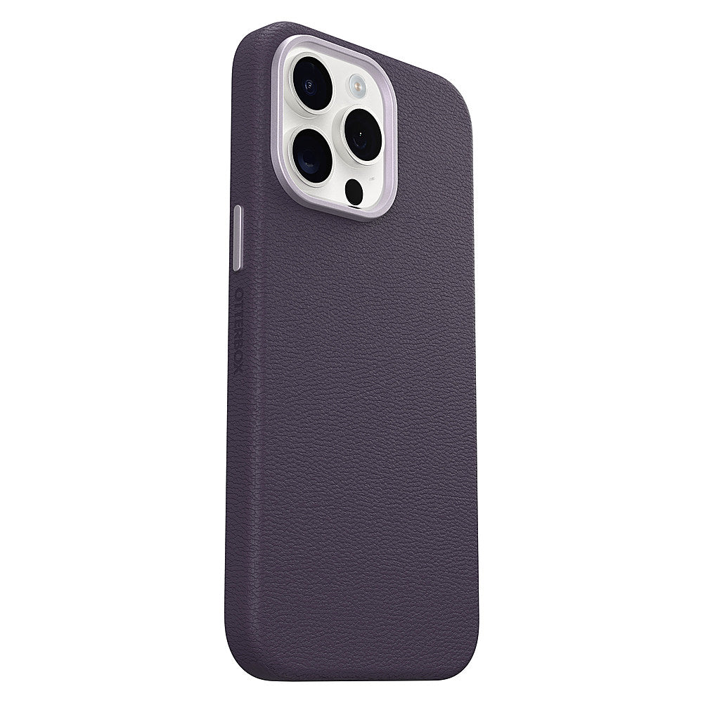 OtterBox - Symmetry Cactus Leather MagSafe Case for Apple iPhone 15 Pro Max - Plum Luxe_4
