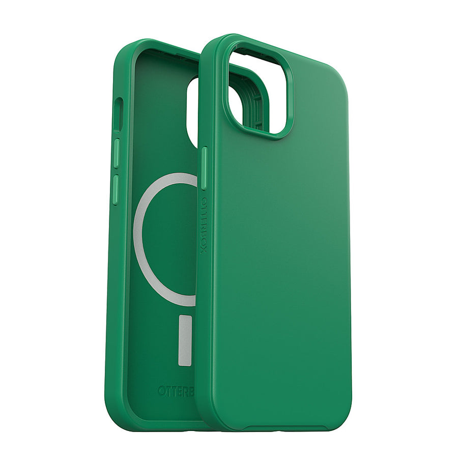 OtterBox - Symmetry MagSafe Case for Apple iPhone 15 / iPhone 14 / iPhone 13 - Green Juice_0