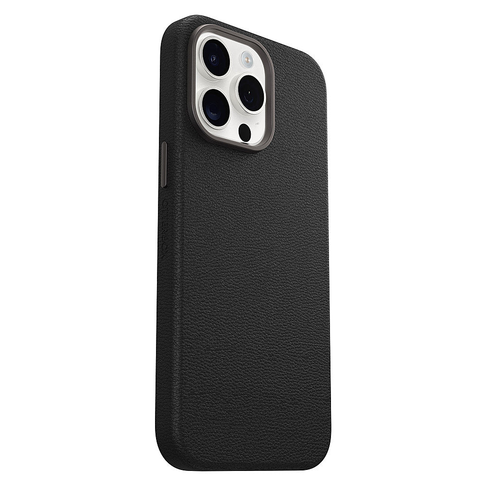 OtterBox - Symmetry Cactus Leather MagSafe Case for Apple iPhone 15 Pro Max - Noir Ash_4