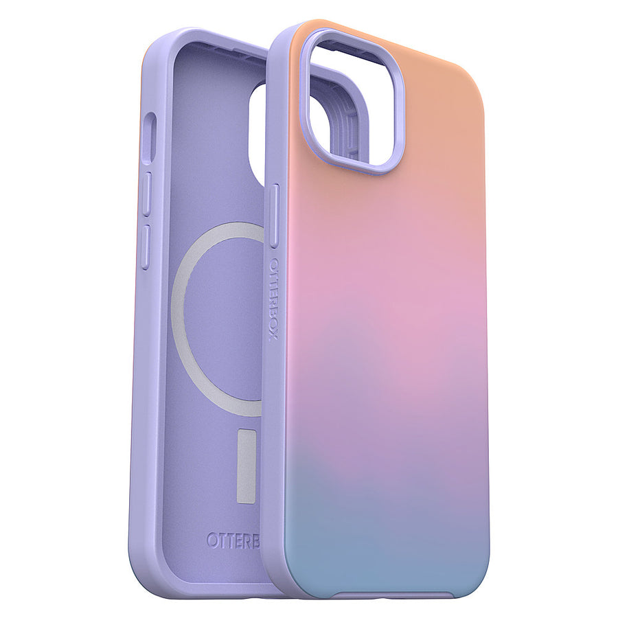 OtterBox - Symmetry MagSafe Case for Apple iPhone 15 / iPhone 14 / iPhone 13 - Soft Sunset_0