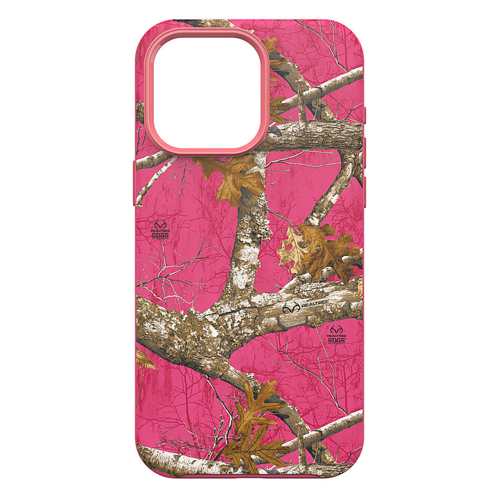 OtterBox - Symmetry for MagSafe Case for Apple iPhone 15 Pro Max - Realtree Flamingo Pink (Camo)_3