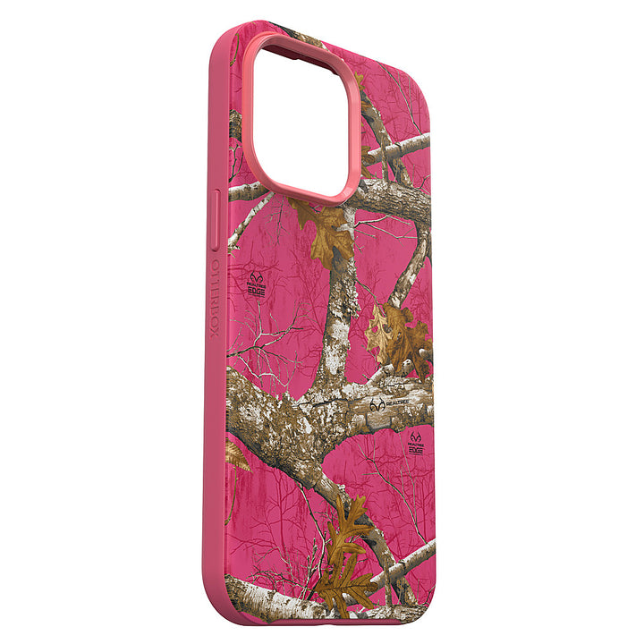 OtterBox - Symmetry for MagSafe Case for Apple iPhone 15 Pro Max - Realtree Flamingo Pink (Camo)_4