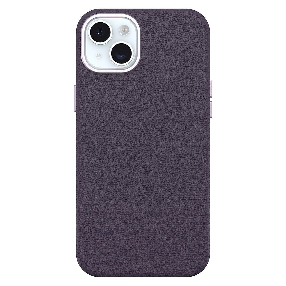 OtterBox - Symmetry Cactus Leather MagSafe Case for Apple iPhone 15 Plus - Plum Luxe_3