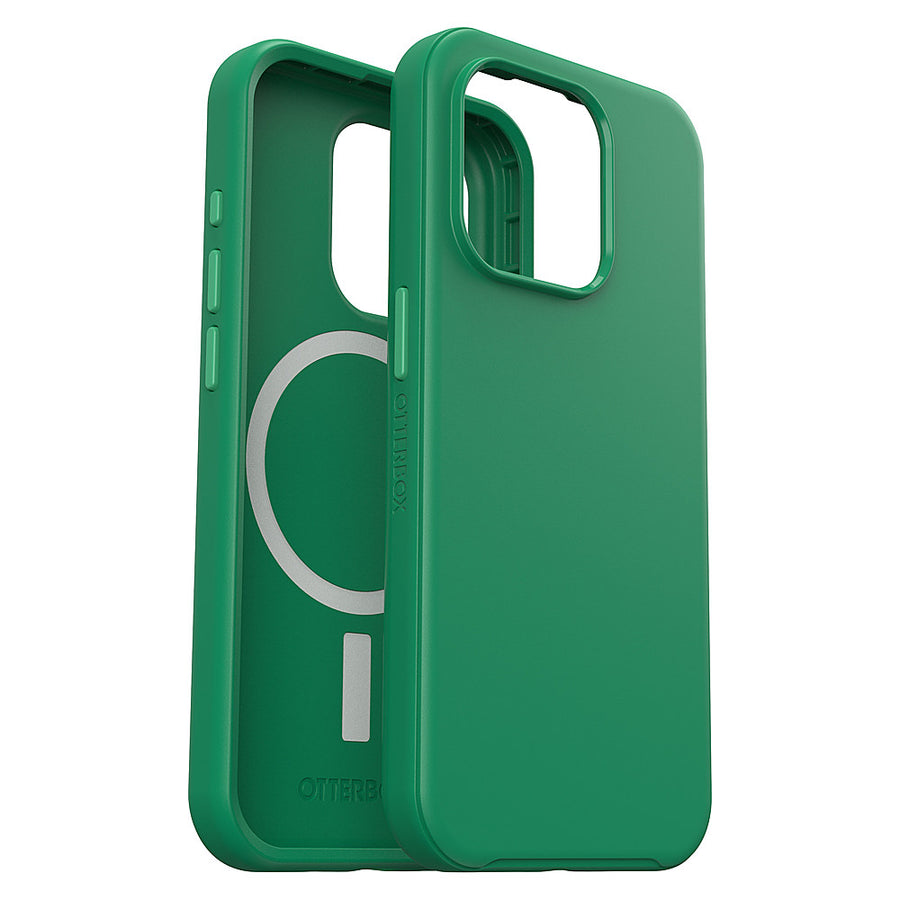 OtterBox - Symmetry for MagSafe Case for Apple iPhone 15 Pro - Green Juice_0
