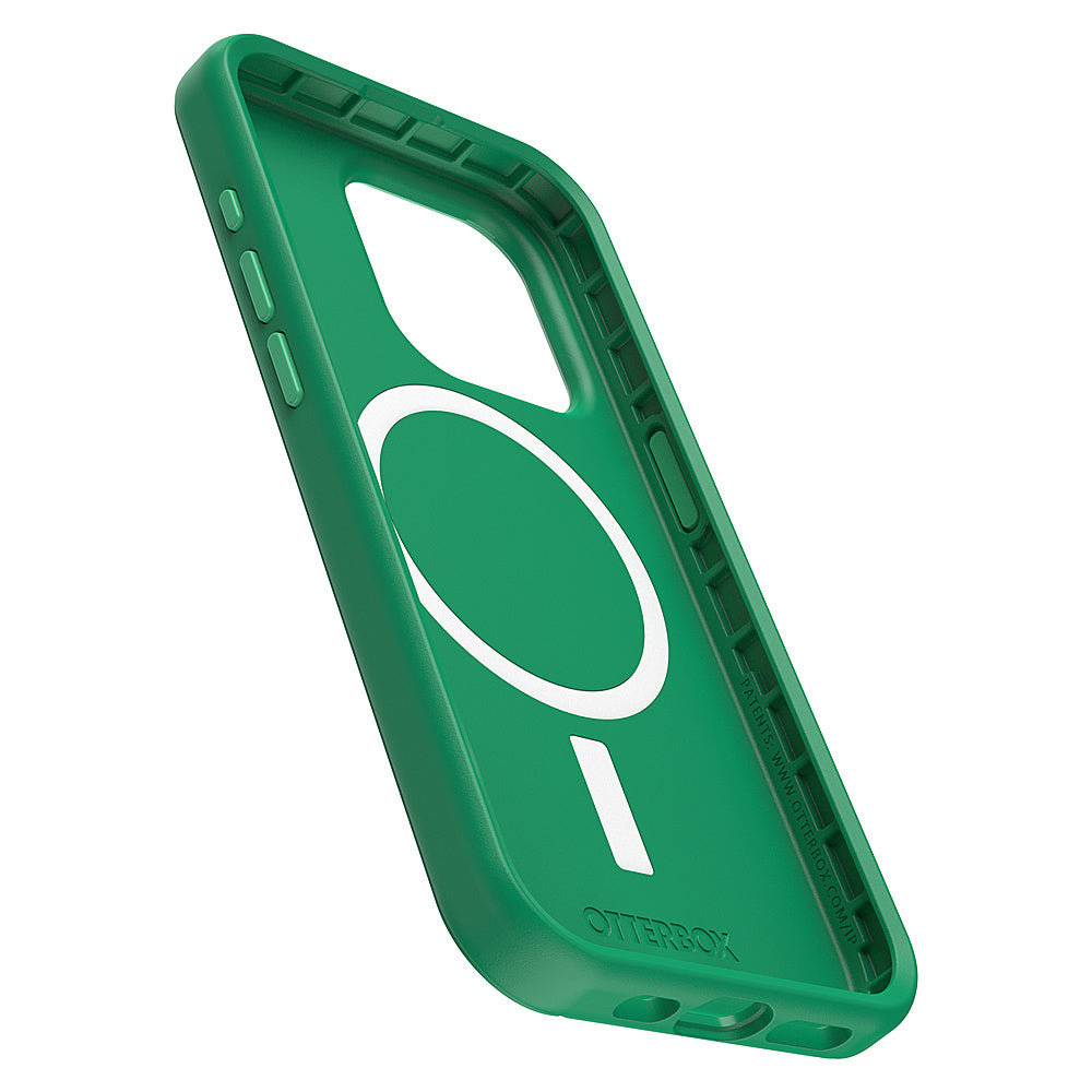 OtterBox - Symmetry for MagSafe Case for Apple iPhone 15 Pro - Green Juice_1