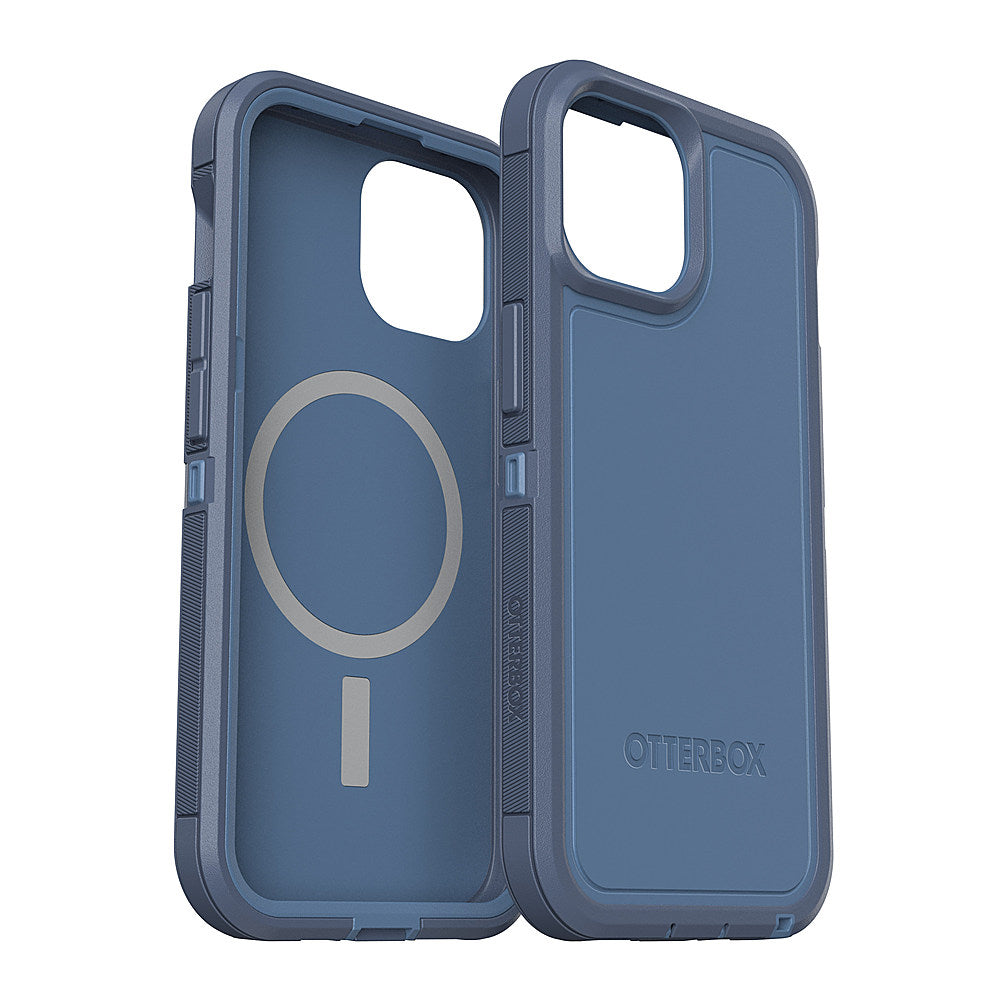 OtterBox - Defender Pro XT MagSafe Case for Apple iPhone 15 / iPhone 14 / iPhone 13 - Baby Blue Jeans_0