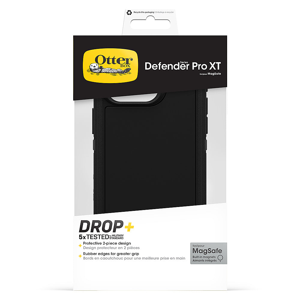 OtterBox - Defender Pro XT MagSafe Case for Apple iPhone 15 Pro - Black_2