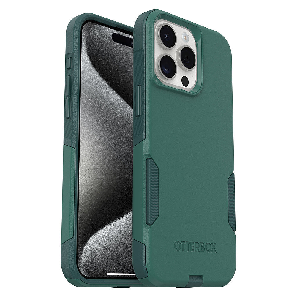 OtterBox - Commuter MagSafe Case for Apple iPhone 15 Pro Max - Get Your Greens_0