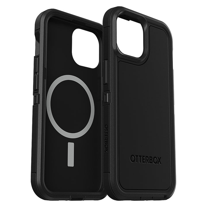 OtterBox - Defender Pro XT MagSafe Case for Apple iPhone 15 / iPhone 14 / iPhone 13 - Black_0