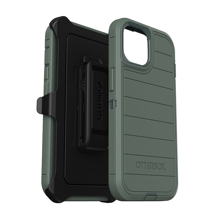 OtterBox - Defender Pro Case for Apple iPhone 15 / iPhone 14 / iPhone 13 - Forest Ranger_0