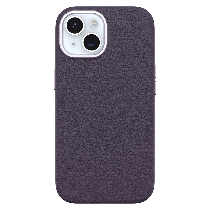 OtterBox - Symmetry Cactus Leather MagSafe Case for Apple iPhone 15 - Plum Luxe_3