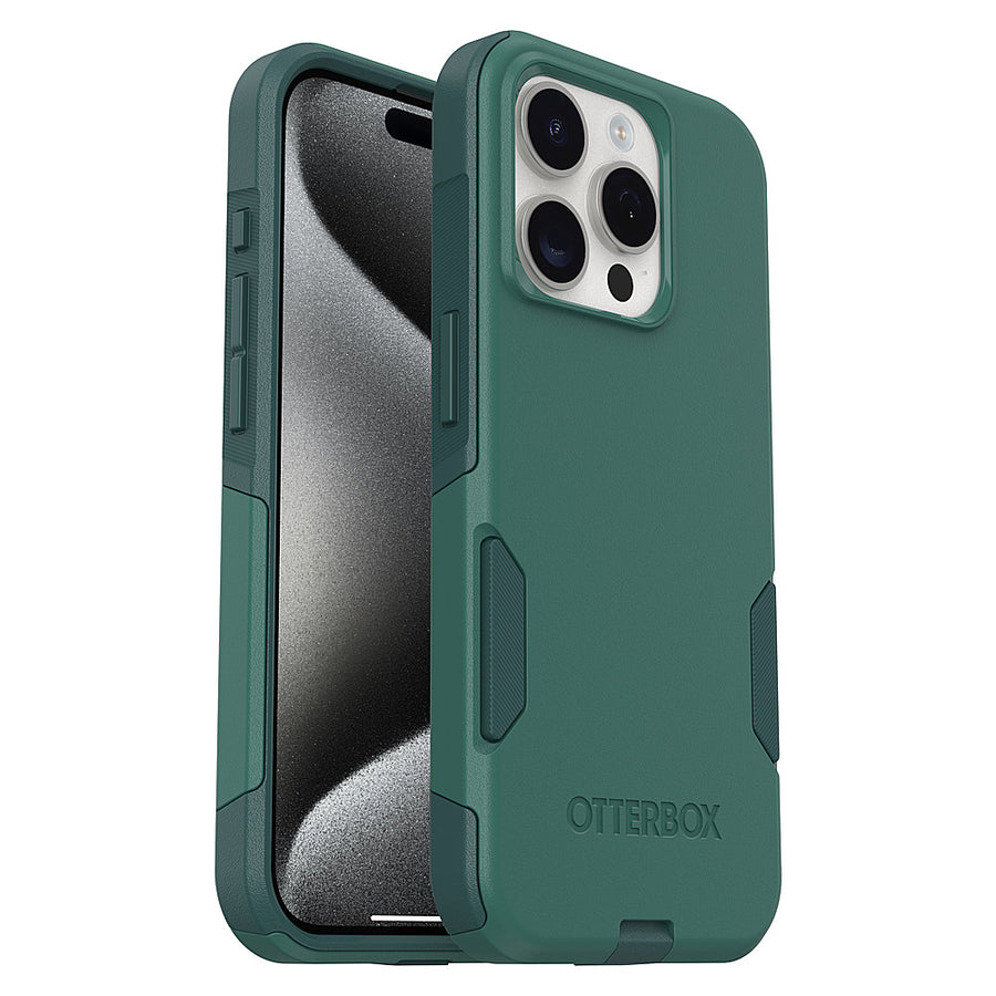 OtterBox - Commuter MagSafe Case for Apple iPhone 15 Pro - Get Your Greens_0