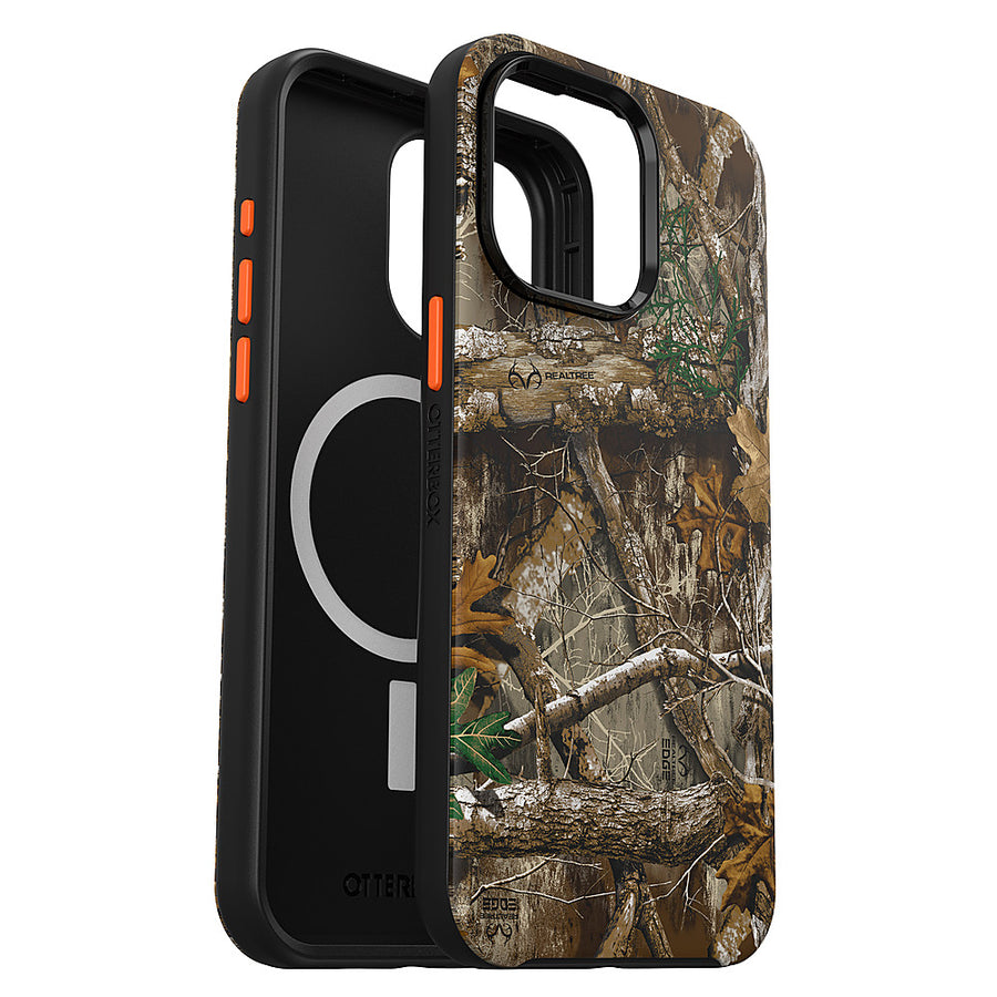 OtterBox - Symmetry for MagSafe Case for Apple iPhone 15 Pro Max - Realtree Blaze Edge (Camo)_0