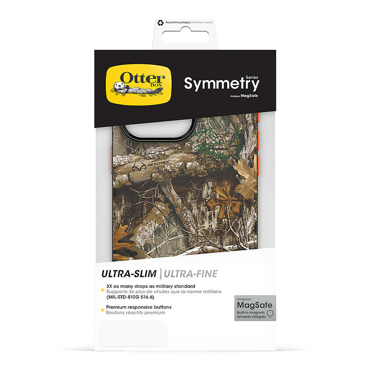 OtterBox - Symmetry for MagSafe Case for Apple iPhone 15 Pro Max - Realtree Blaze Edge (Camo)_2