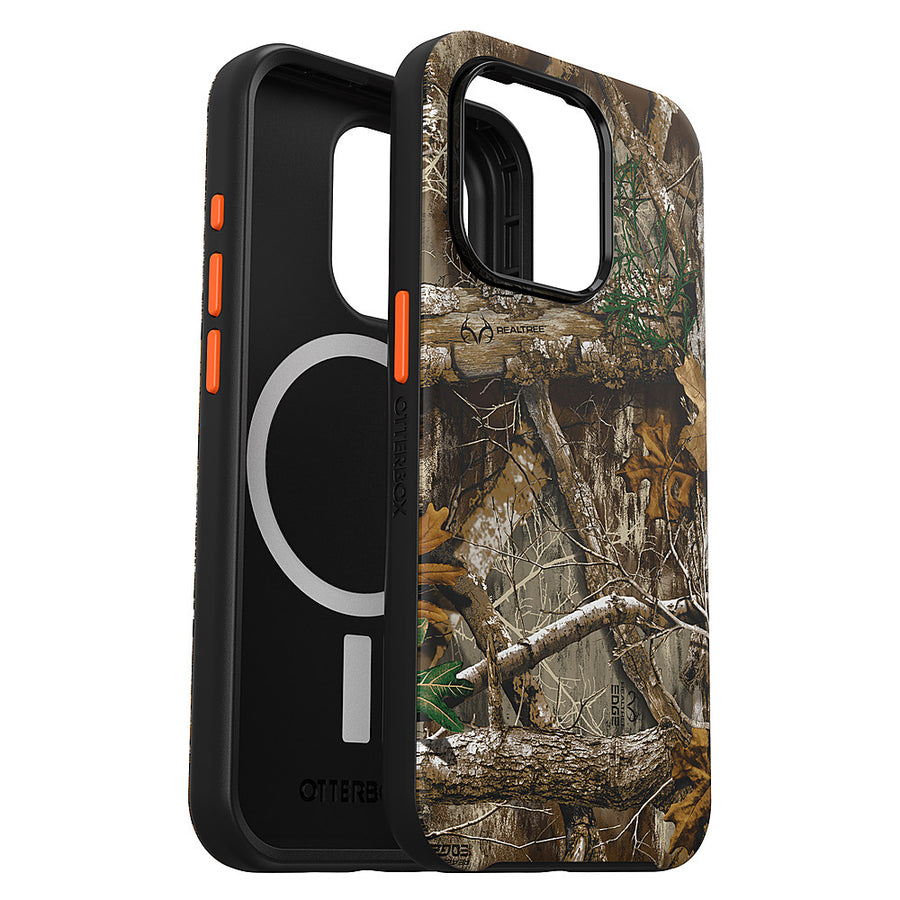 OtterBox - Symmetry for MagSafe Case for Apple iPhone 15 Pro - Realtree Blaze Edge (Camo Graphic)_0