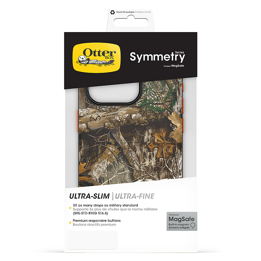 OtterBox - Symmetry for MagSafe Case for Apple iPhone 15 Pro - Realtree Blaze Edge (Camo Graphic)_2