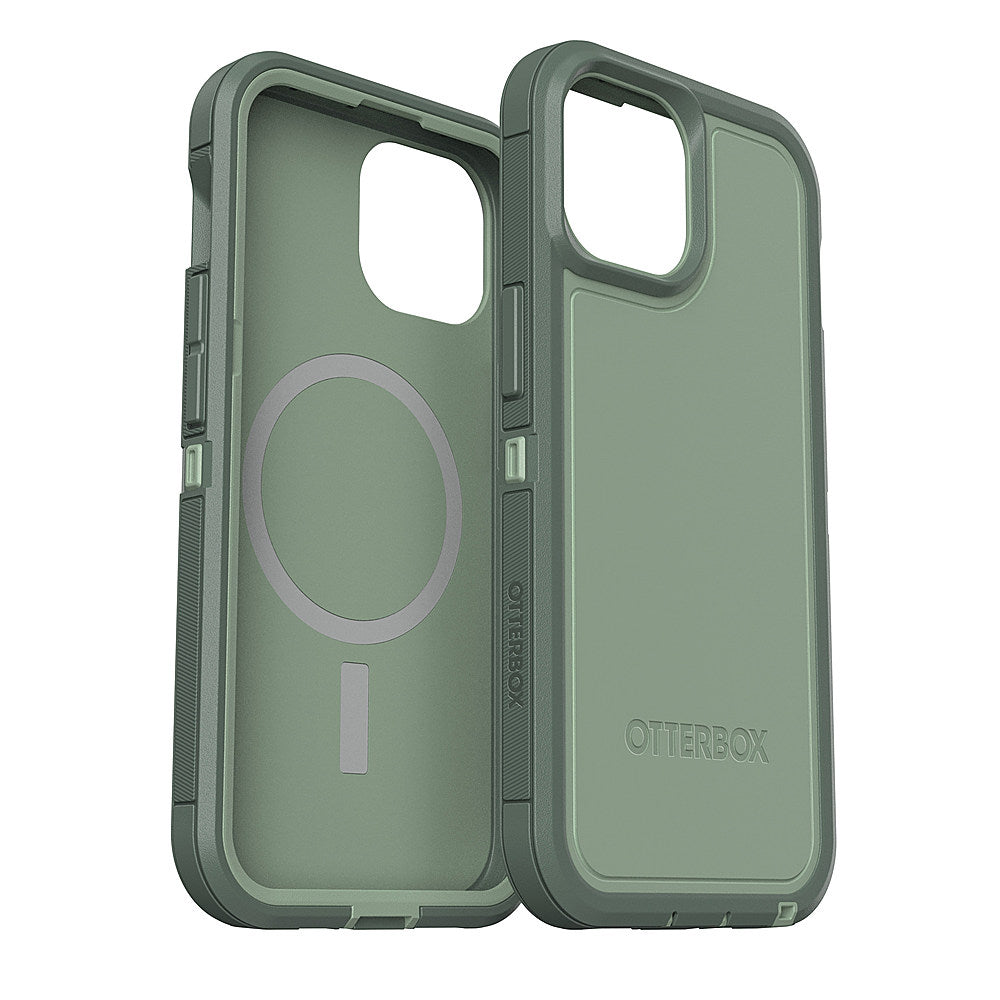 OtterBox - Defender Pro XT MagSafe Case for Apple iPhone 15 / iPhone 14 / iPhone 13 - Emerald Isle_0