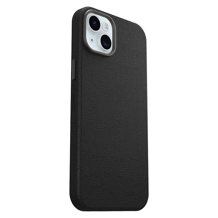 OtterBox - Symmetry Cactus Leather MagSafe Case for Apple iPhone 15 Plus - Noir Ash_4