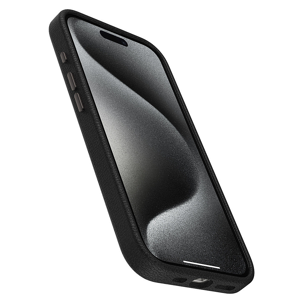 OtterBox - Symmetry Cactus Leather MagSafe Case for Apple iPhone 15 Pro - Noir Ash_1