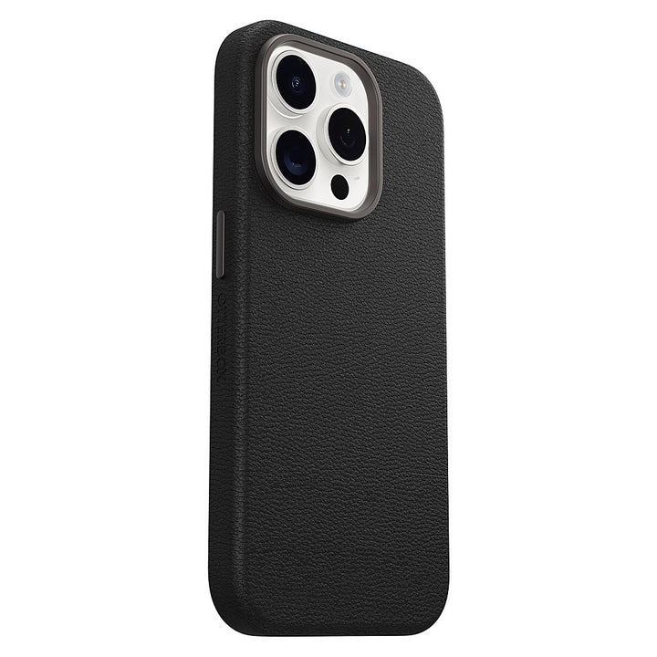 OtterBox - Symmetry Cactus Leather MagSafe Case for Apple iPhone 15 Pro - Noir Ash_4