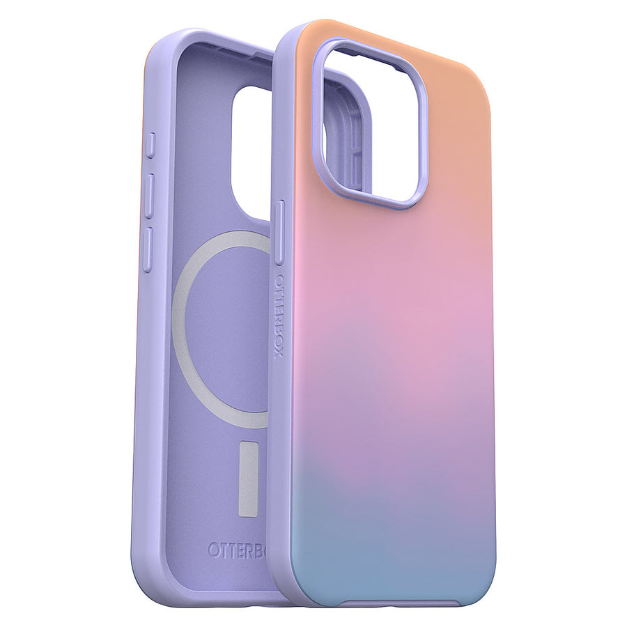 OtterBox - Symmetry for MagSafe Case for Apple iPhone 15 Pro - Soft Sunset_0