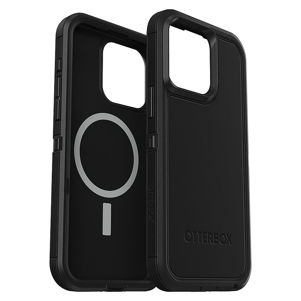 OtterBox - Defender Pro XT MagSafe Case for Apple iPhone 15 Pro Max - Black_0