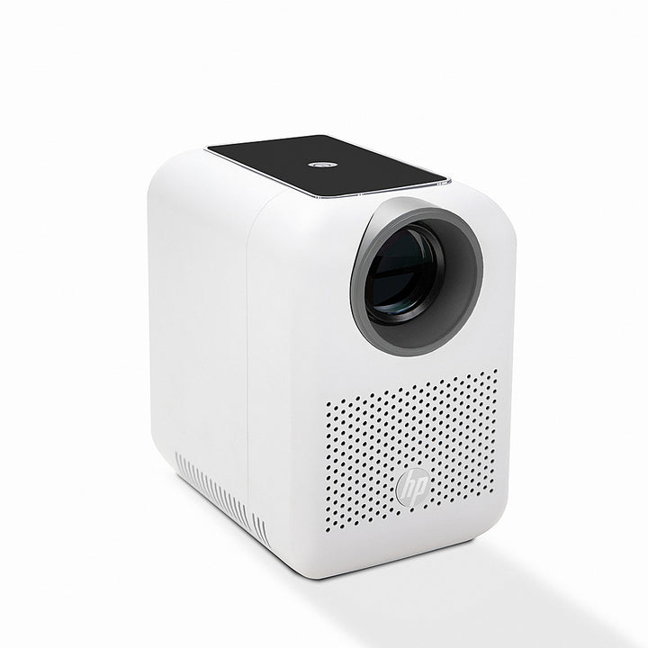 HP - CC180 720P Mini Portable Projector with Roku Express, 84" Screen Included - White_4