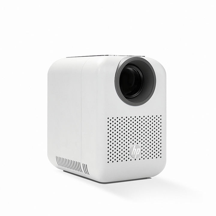 HP - CC180 720P Mini Portable Projector with Roku Express, 84" Screen Included - White_5