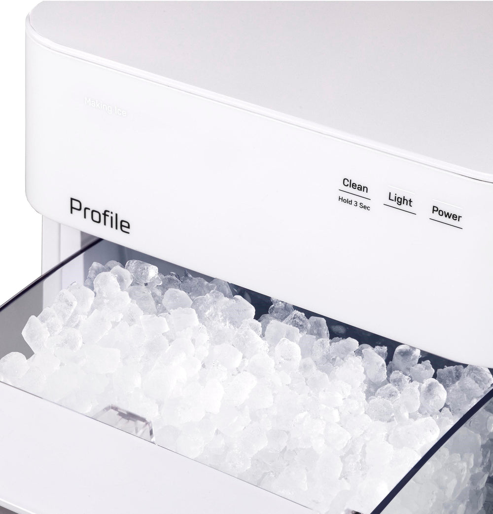 GE Profile - Opal 2.0 Ultra Nugget Ice Maker - Stone White_1