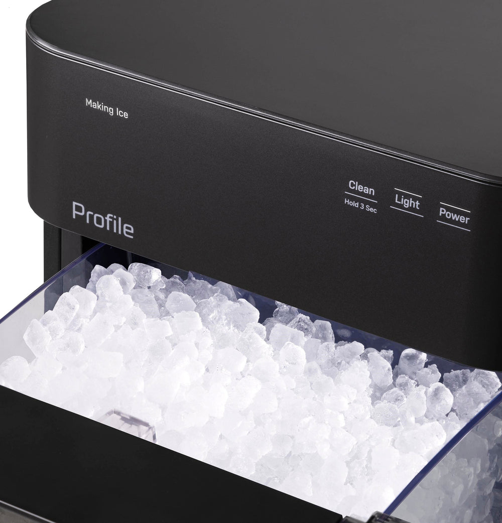 GE Profile - Opal 2.0 Ultra Nugget Ice Maker with Side Tank - Carbon Black_1