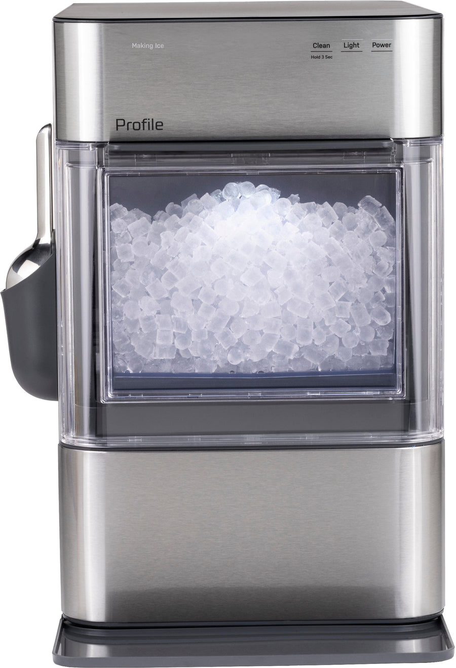 GE Profile - Opal 2.0 Ultra Nugget Ice Maker - Stainless Steel_0