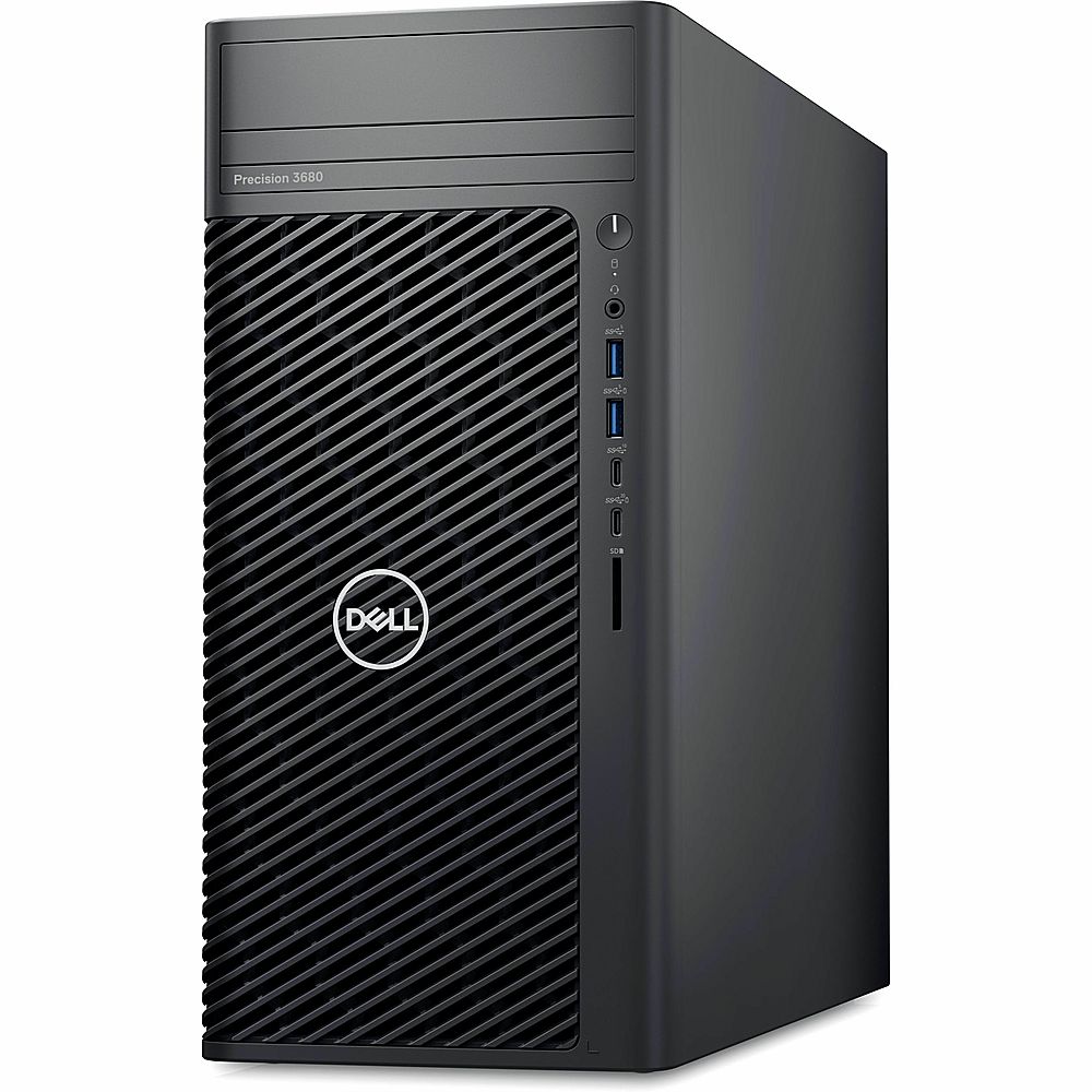 Dell - Precision 3000 Tower Workstation - Intel Core i7 - 14700 - AMD Radeon Pro W6400 4 GB - 16GB Memory - 512GB SSD - Black_0