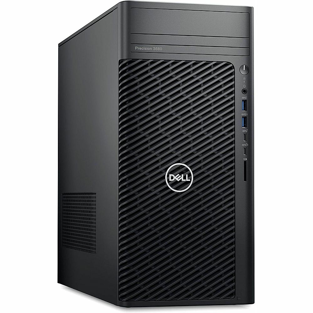 Dell - Precision 3000 Tower Workstation - Intel Core i7 - 14700 - AMD Radeon Pro W6400 4 GB - 16GB Memory - 512GB SSD - Black_2