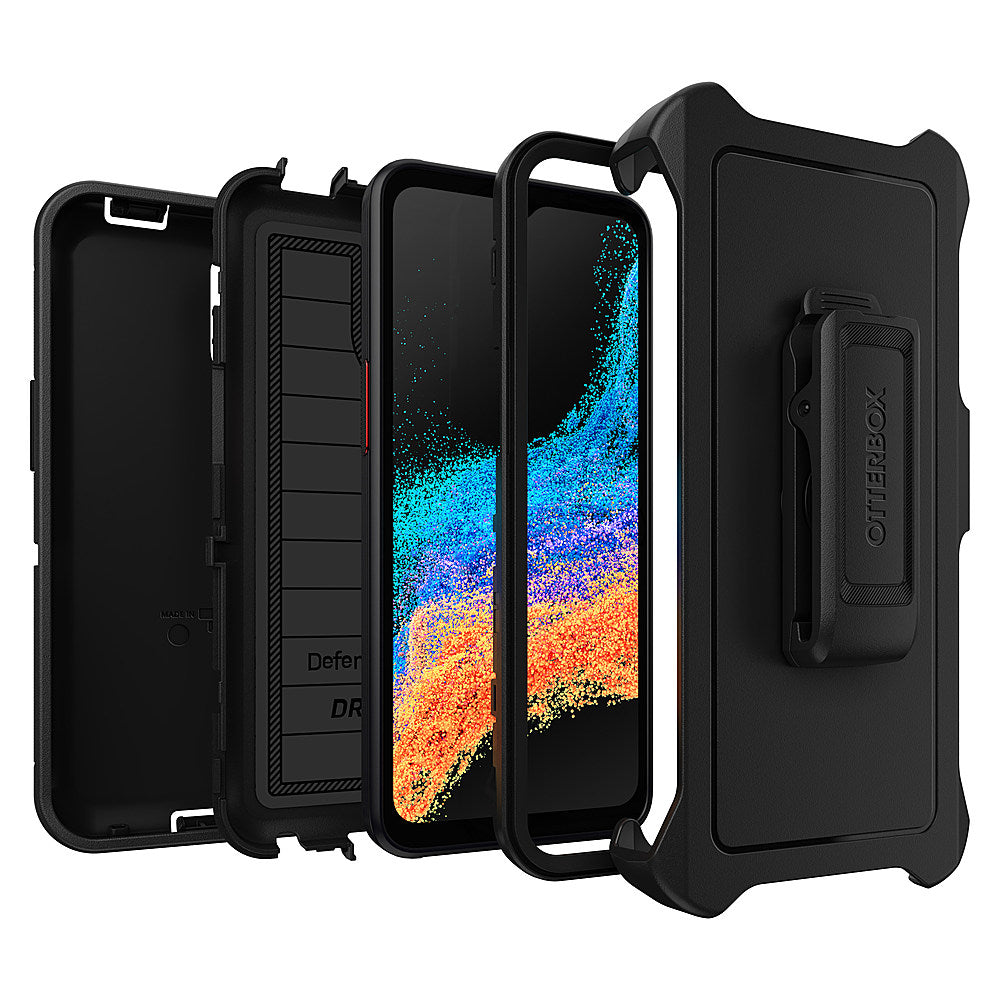 OtterBox - Defender Series Pro Case for Samsung Galaxy Xcover 6 Pro - Black_1