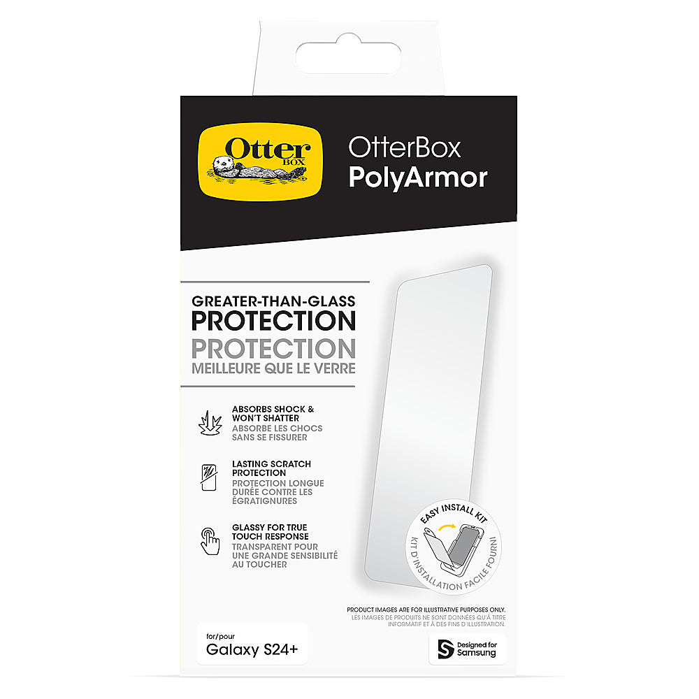 OtterBox - PolyArmor Screen Protector for Samsung Galaxy S24+ - Clear_4