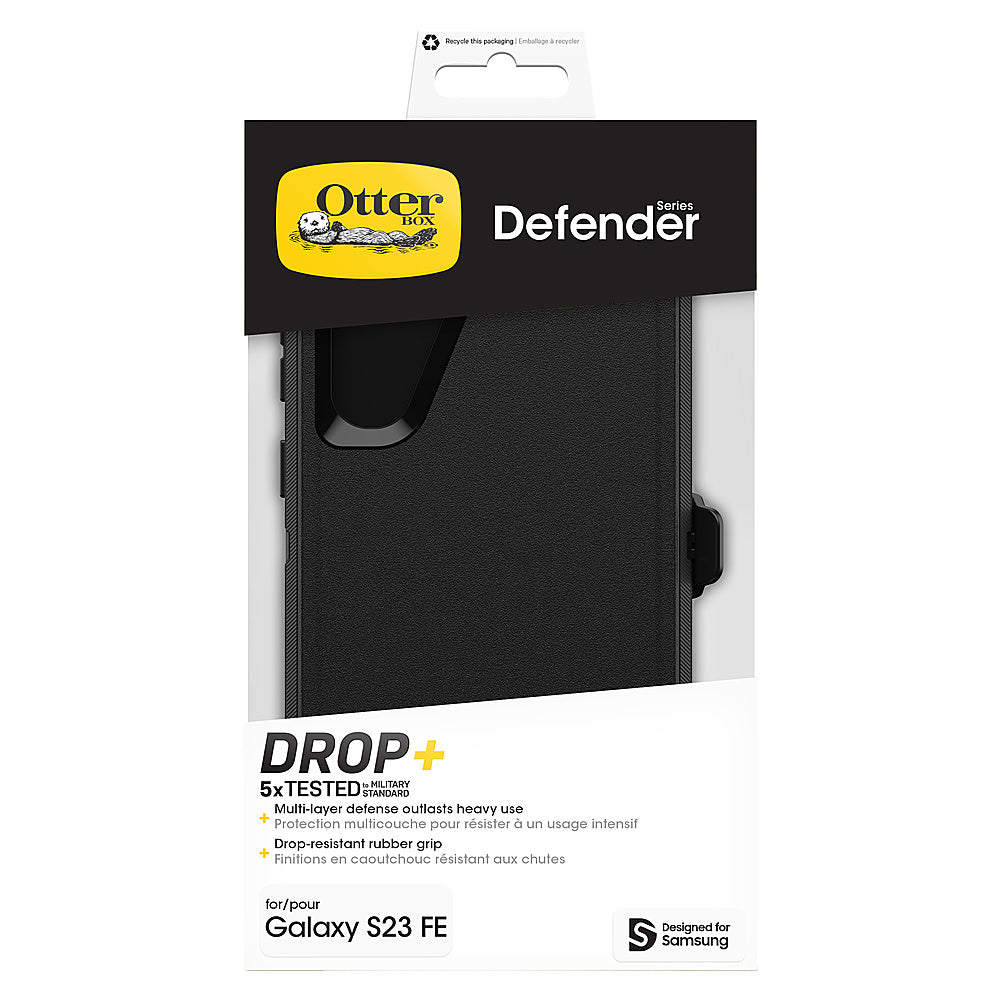 OtterBox - Defender Pro Case for Samsung Galaxy S23 FE - Black_2