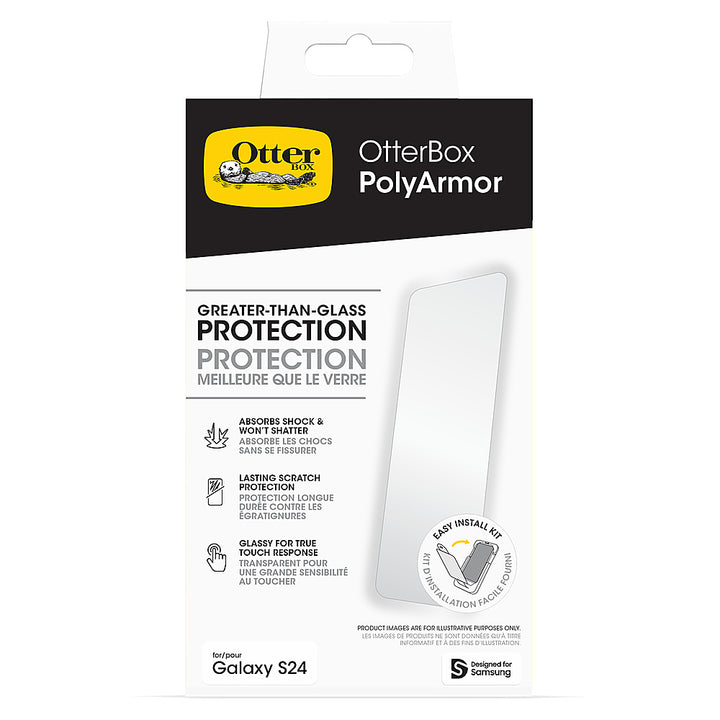 OtterBox - PolyArmor Screen Protector for Samsung Galaxy S24 - Clear_4