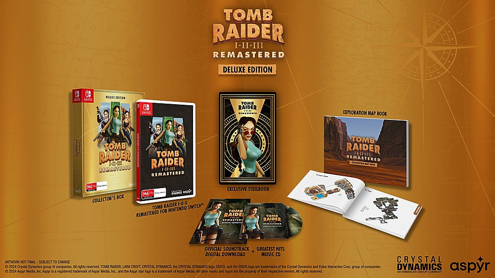 Tomb Raider I-III Remastered Starring Lara Croft Deluxe Edition - Nintendo Switch_8