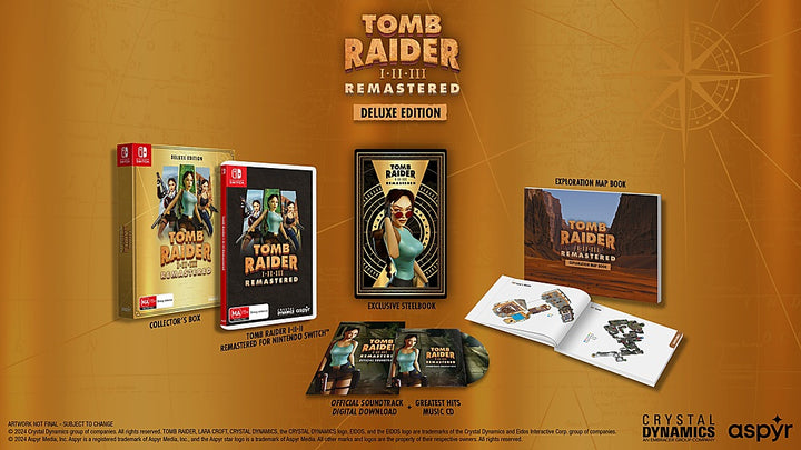 Tomb Raider I-III Remastered Starring Lara Croft Deluxe Edition - PlayStation 5_8