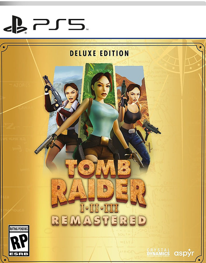 Tomb Raider I-III Remastered Starring Lara Croft Deluxe Edition - PlayStation 5_0