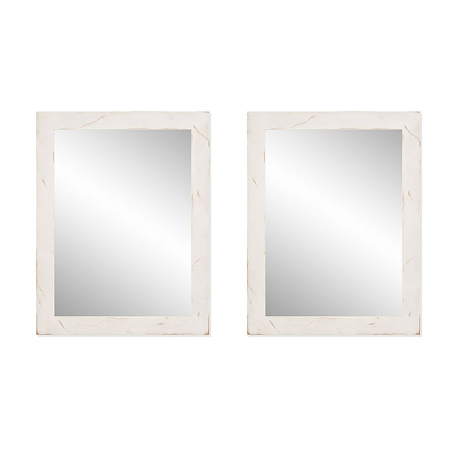 TRINITY - DRAKESTONE | 24x31 Farmhouse Vanity Mirror | 2-Pack | White Wash - White Wash_0