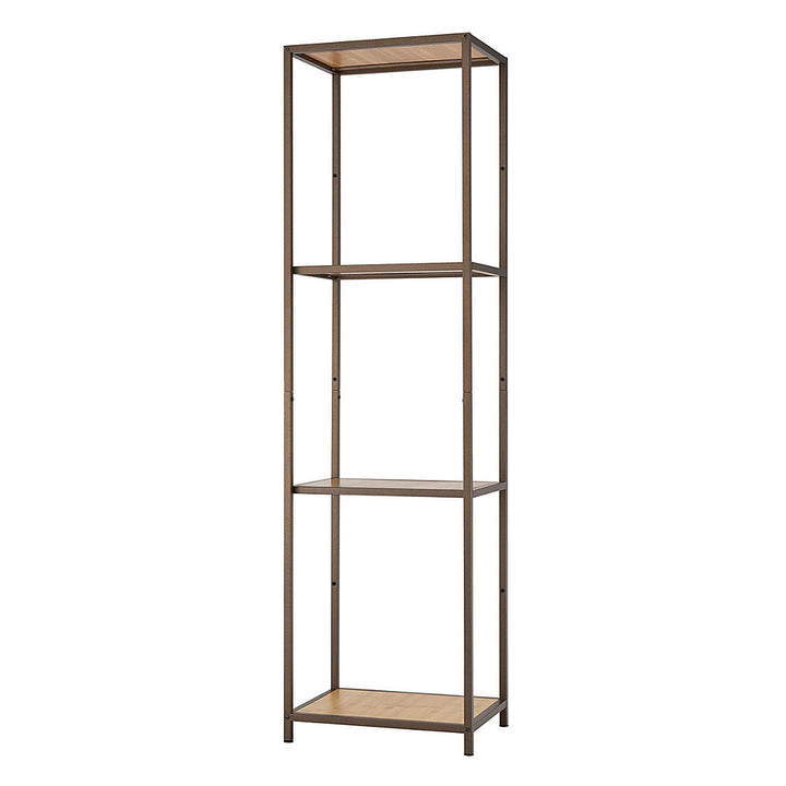 TRINITY 4-Tier | 15x20x72 | Bamboo Shelving Tower | Bronze Anthracite® - Bronze Anthracite®_1