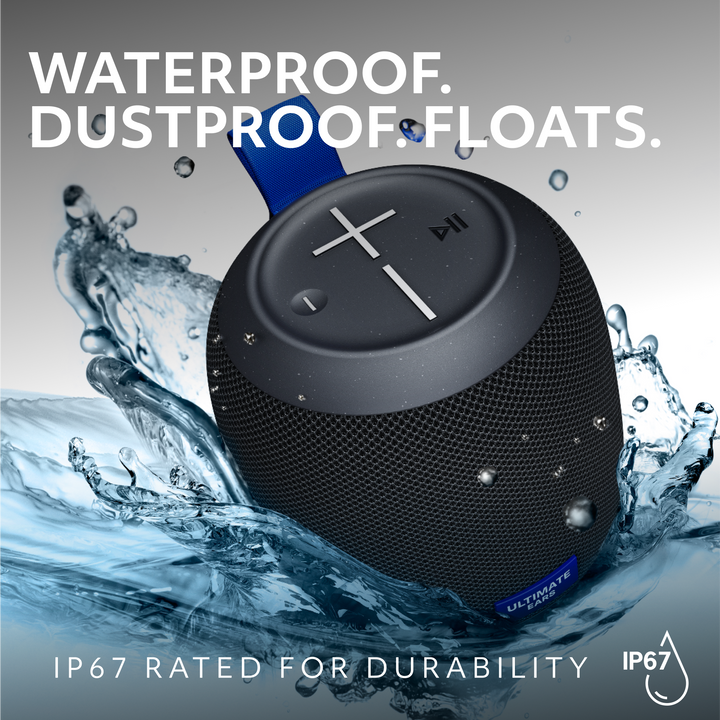 Ultimate Ears - WONDERBOOM PLAY Portable Wireless Bluetooth Mini Speaker with Waterproof, Dustproof and Floatable design - Black_3