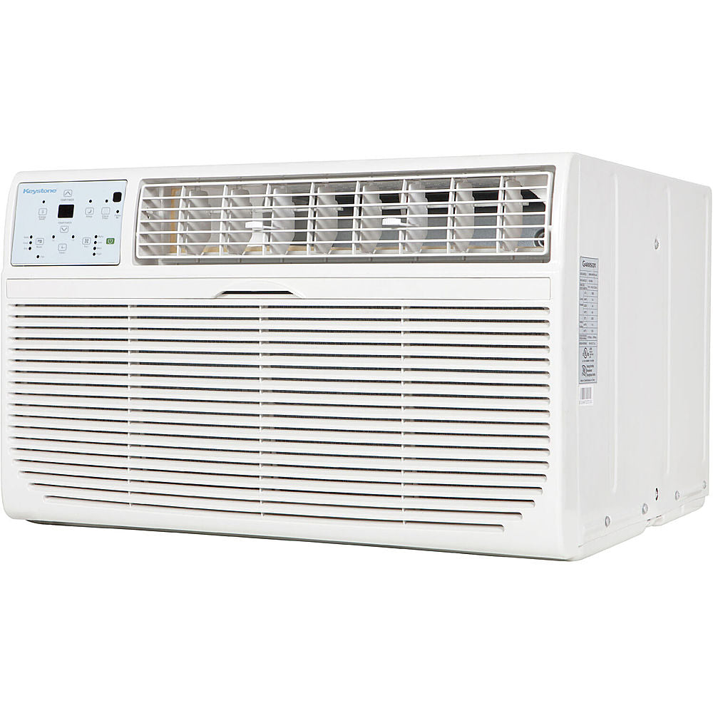 Keystone - 14,000 BTU 230V Through-the-Wall Air Conditioner with Follow Me LCD Remote Control - White_1