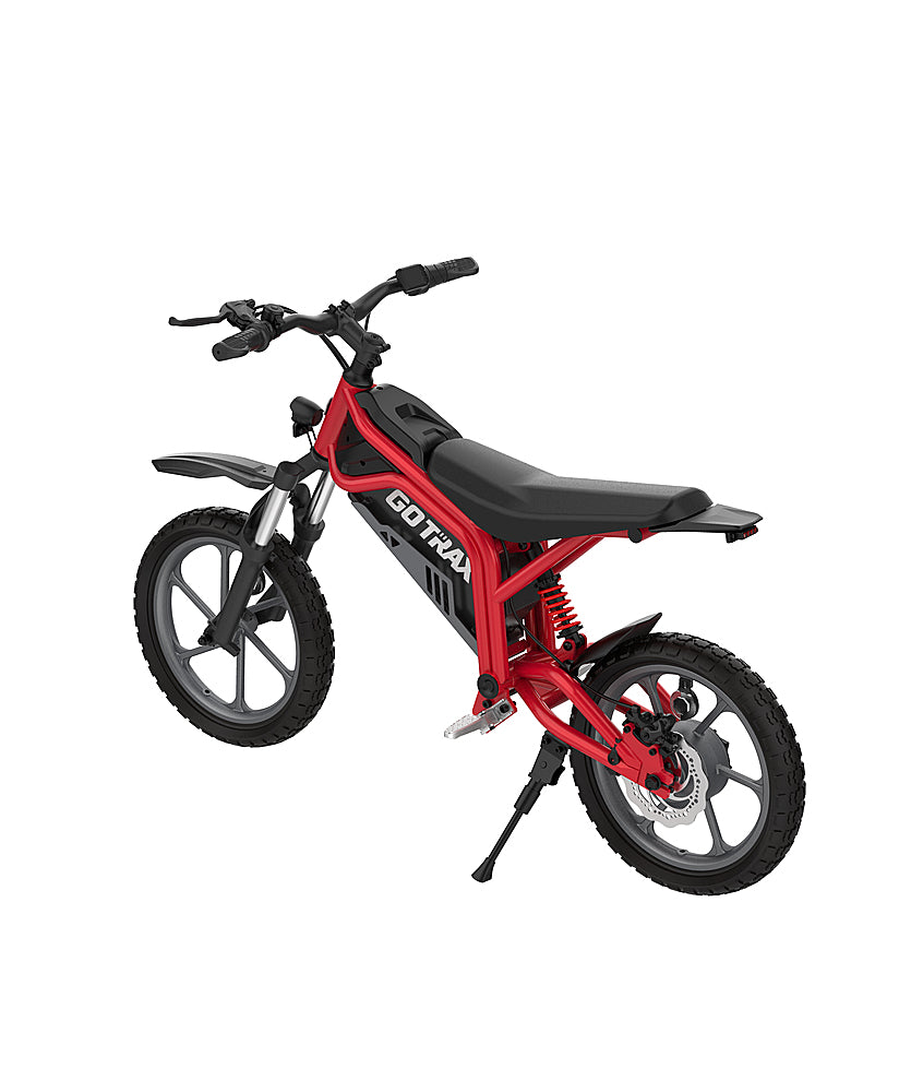 GoTrax - Fitz 16" Electric Dirt Bike w/15mi Max Range & 15.5 mph Max Speed - Red_2