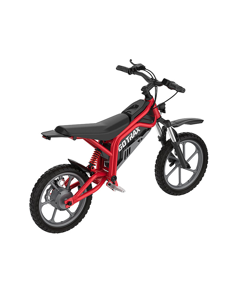 GoTrax - Fitz 16" Electric Dirt Bike w/15mi Max Range & 15.5 mph Max Speed - Red_3